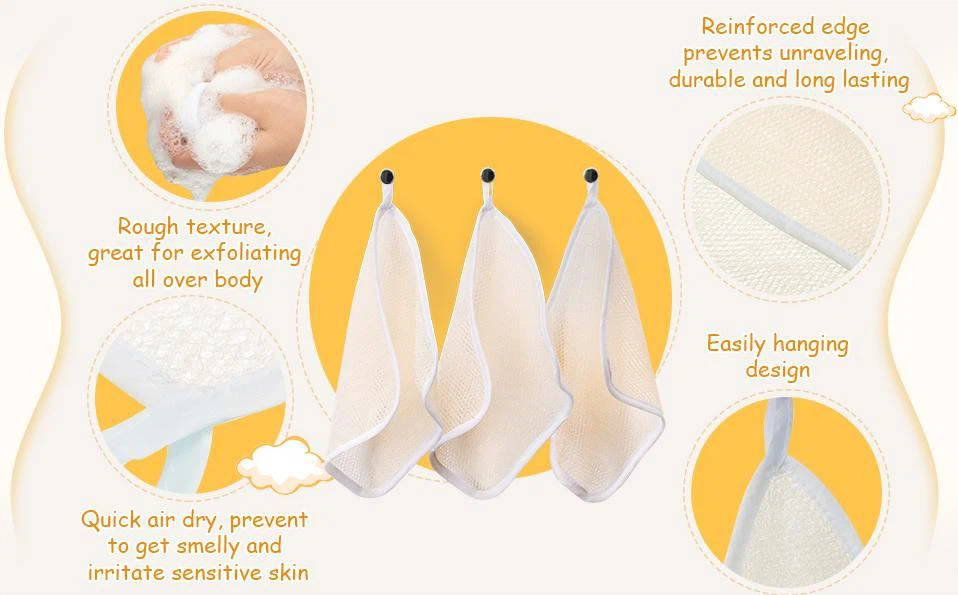 Loofah towel bath tool
